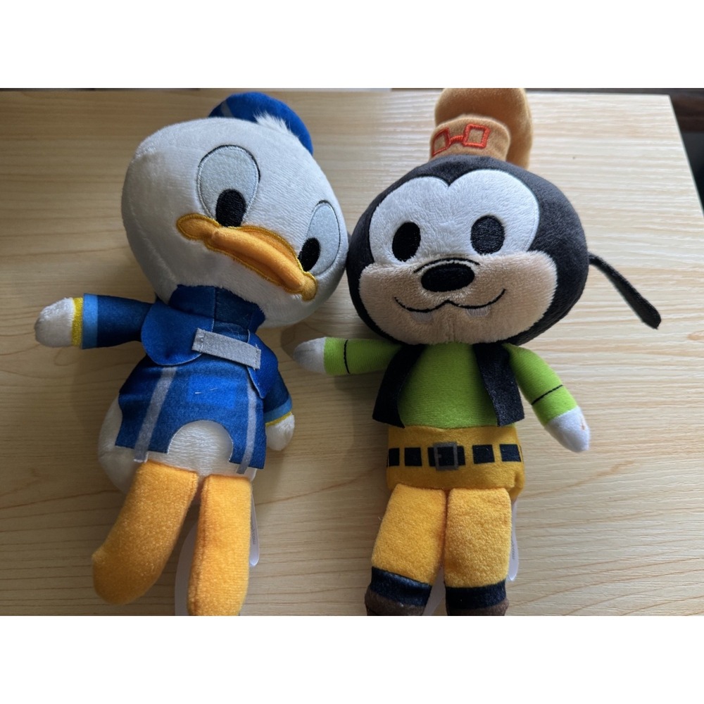 Disney Funko Kingdom Hearts Plushies Donald Duck and Goofy Set 7in